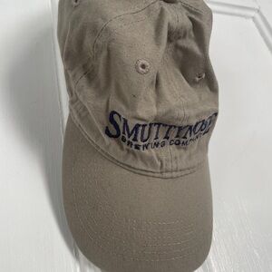 Smuttynose Brewery Beige and Navy Baseball Cap
